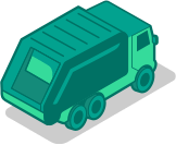 Compost Truck Icon