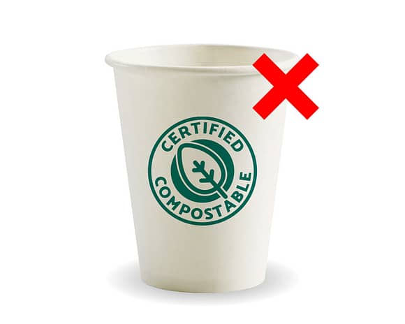 A logo made up to mimic the ABA certification, but it’s not the official certified compostable logo.